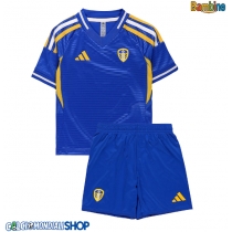 Maglie da calcio Leeds United Seconda Maglia Bambino 2025-26 Manica Corta + Pantaloni corti)